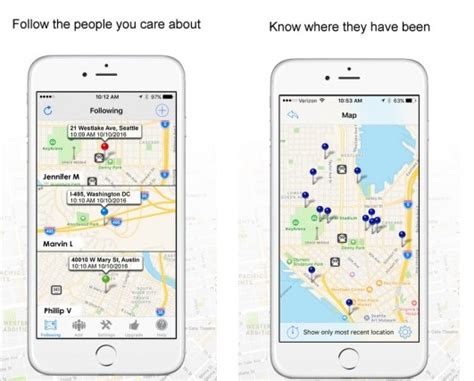 iphone app location tracking.